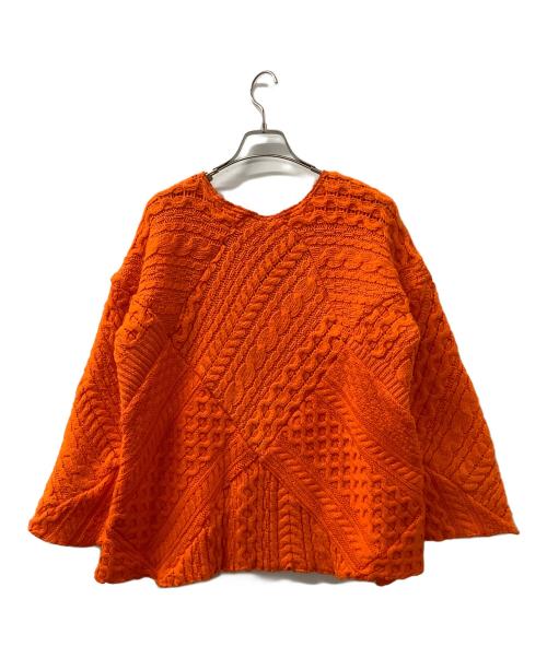 77circa（ナナナナサーカ）77circa (ナナナナサーカ) ニット オレンジ サイズ:Fの古着・服飾アイテム