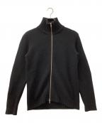 kaikoカイコー）の古着「SHRINK ZIP CARDIGAN」｜ブラック