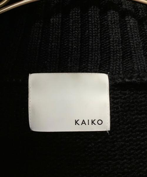 kaiko（カイコー）kaiko (カイコー) SHRINK ZIP CARDIGAN ブラック サイズ:2の古着・服飾アイテム