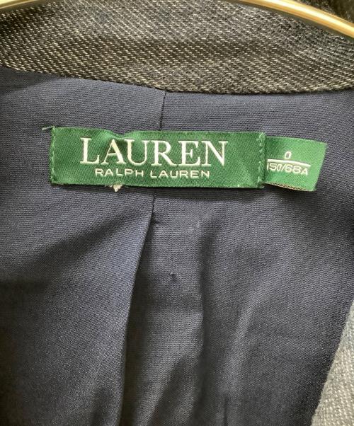 LAUREN RALPH LAUREN（ローレンラルフローレン）LAUREN RALPH LAUREN (ローレンラルフローレン) テーラードジャケット インディゴの古着・服飾アイテム