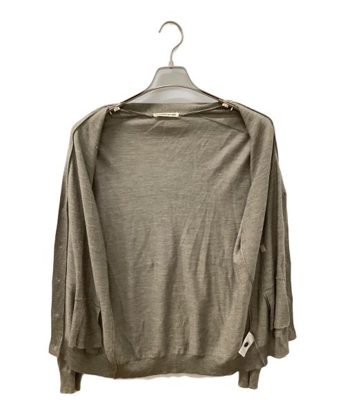 beautiful people（ビューティフルピープル）beautiful people (ビューティフルピープル) Vネックカーディガン グレー サイズ:Mの古着・服飾アイテム