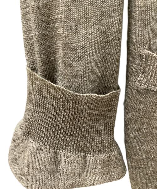 beautiful people（ビューティフルピープル）beautiful people (ビューティフルピープル) Vネックカーディガン グレー サイズ:Mの古着・服飾アイテム