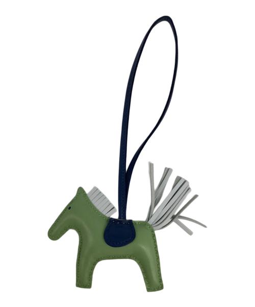 HERMES（エルメス）HERMES (エルメス) ロデオPM グリーン×ネイビーの古着・服飾アイテム