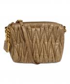 MIU MIUミュウミュウ）の古着「マテラッセ」｜ベージュ