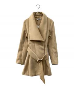 中古・古着通販】BURBERRY (バーバリー) ウールロングコート ベージュ