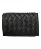 BOTTEGA VENETAボッテガベネタ）の古着「コンパクトウォレット」｜ブラック