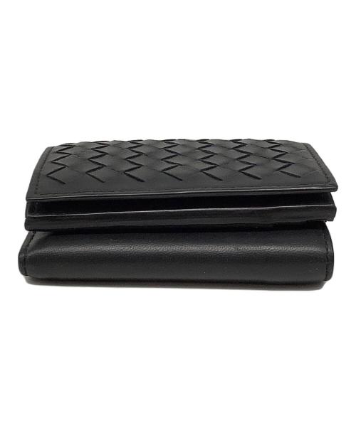 BOTTEGA VENETA（ボッテガベネタ）BOTTEGA VENETA (ボッテガベネタ) コンパクトウォレット ブラックの古着・服飾アイテム