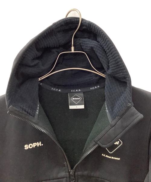 F.C.Real Bristol（エフシーレアルブリストル）F.C.Real Bristol (エフシーレアルブリストル) POLARTEC FLEECE BLOUSON ブラック サイズ:Lの古着・服飾アイテム