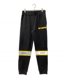 A BATHING APE（ア ベイシング エイプ）の古着「ロゴスウェットパンツ」｜ブラック
