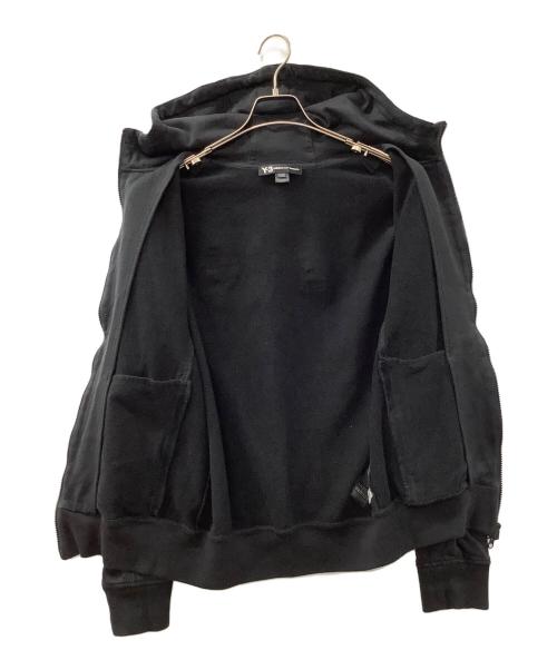 Y-3（ワイスリー）Y-3 (ワイスリー) バックロゴジップパーカー ブラック サイズ:Mの古着・服飾アイテム