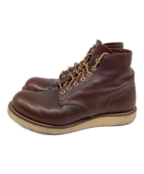 RED WING（レッドウィング）RED WING (レッドウィング) ROUND TOE BOOT ブラウン サイズ:USA8の古着・服飾アイテム