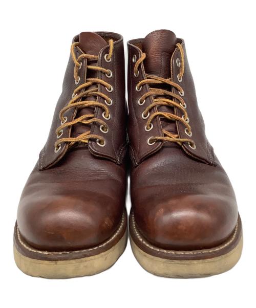RED WING（レッドウィング）RED WING (レッドウィング) ROUND TOE BOOT ブラウン サイズ:USA8の古着・服飾アイテム
