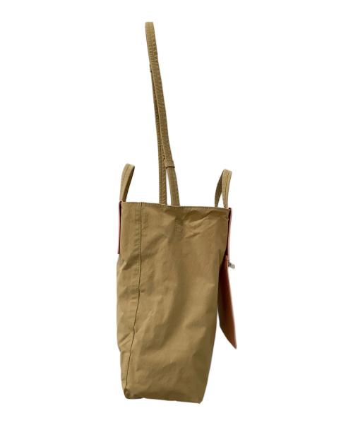 Acne studios（アクネ ストゥディオス）Acne studios (アクネ ストゥディオス) ペイパリーナイロントートバッグ ブラウン×ピンクの古着・服飾アイテム