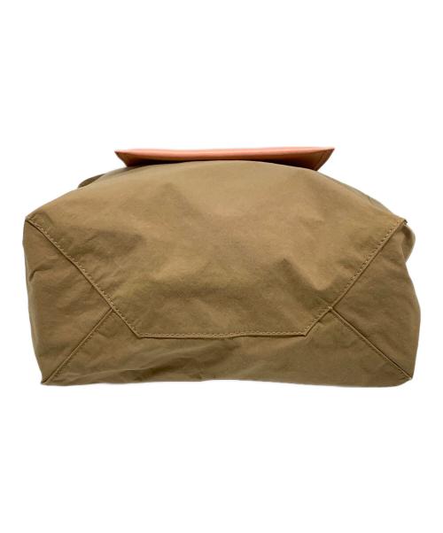 Acne studios（アクネ ストゥディオス）Acne studios (アクネ ストゥディオス) ペイパリーナイロントートバッグ ブラウン×ピンクの古着・服飾アイテム