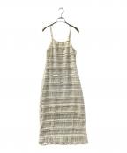 Kicuriキクリ）の古着「キャミソールワンピース市川美織」｜アイボリー