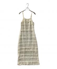 Kicuri（キクリ）の古着「キャミソールワンピース市川美織」｜アイボリー