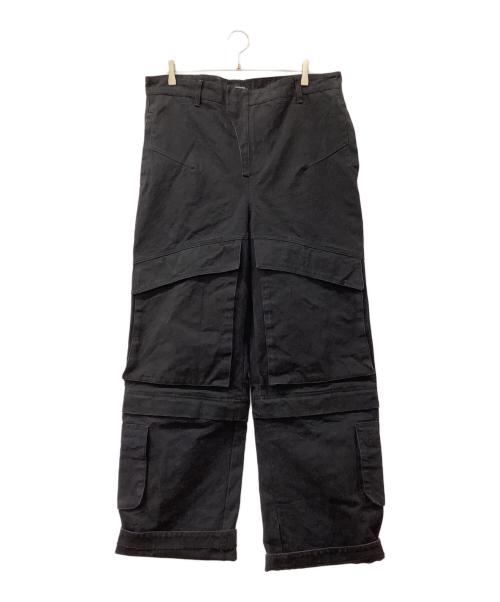 entire studios（エンタイアスタジオ）entire studios (エンタイアスタジオ) カーゴパンツ ブラック サイズ:XLの古着・服飾アイテム