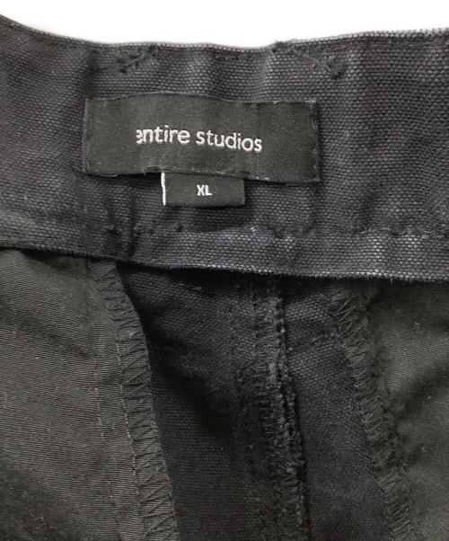 entire studios（エンタイアスタジオ）entire studios (エンタイアスタジオ) カーゴパンツ ブラック サイズ:XLの古着・服飾アイテム
