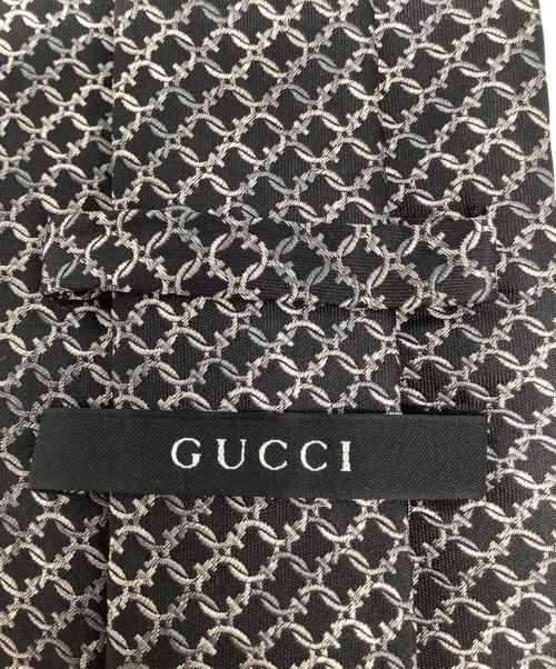 GUCCI（グッチ）GUCCI (グッチ) ネクタイ ブラック サイズ:-の古着・服飾アイテム