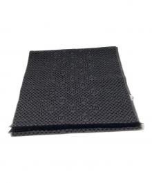 GUCCI（グッチ）の古着「GG	マフラー」｜ブラック