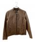 COACH（コーチ）の古着「シングルレザージャケット」｜ブラウン