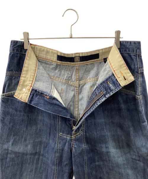 MARITHE+FRANCOIS GIRBAUD（マリテフランソワジルボー）MARITHE+FRANCOIS GIRBAUD (マリテフランソワジルボー) デニムパンツ インディゴ サイズ:91cm(w36)の古着・服飾アイテム