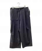 un/unbientアン/アンビエント）の古着「Baggy Pull Pants」｜ネイビー