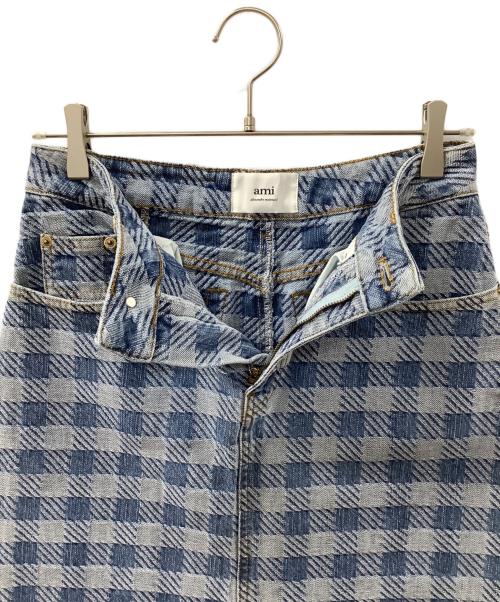 ami（アミ）ami (アミ) デニムスカート インディゴ サイズ:27の古着・服飾アイテム