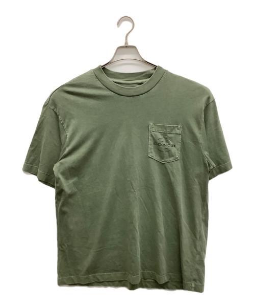 COACH（コーチ）COACH (コーチ) 半袖カットソー グリーン サイズ:Sの古着・服飾アイテム