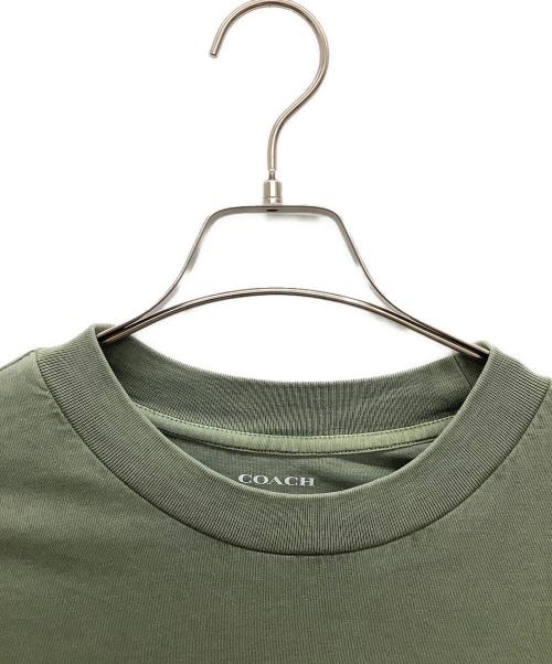 COACH（コーチ）COACH (コーチ) 半袖カットソー グリーン サイズ:Sの古着・服飾アイテム
