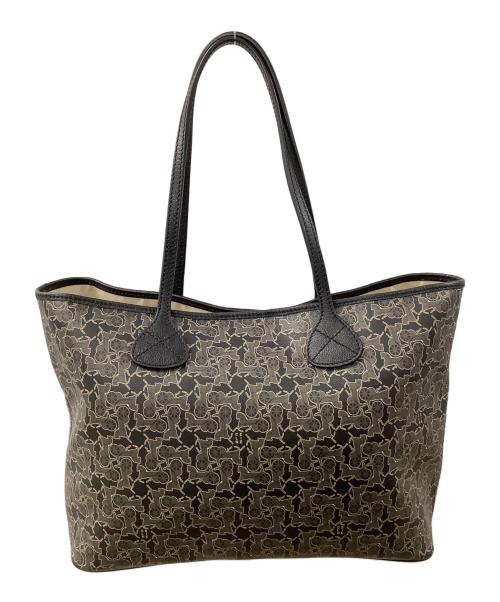 CELINE（セリーヌ）CELINE (セリーヌ) サルキー	馬車柄トートバッグ ブラックの古着・服飾アイテム