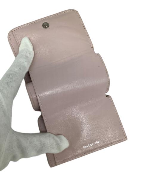 BALENCIAGA（バレンシアガ）BALENCIAGA (バレンシアガ) コンパクトウォレット ピンクの古着・服飾アイテム