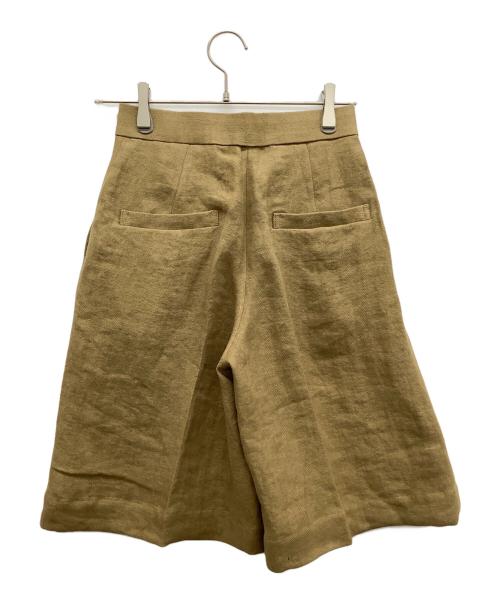 Curensology（カレンソロジー）Curensology (カレンソロジー) リネンショートパンツ ブラウン サイズ:36の古着・服飾アイテム