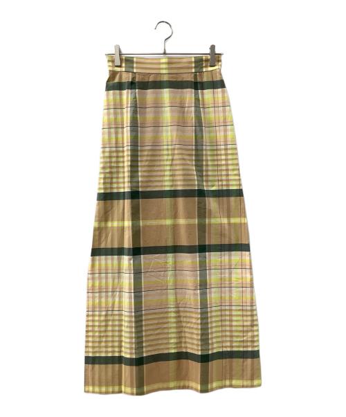 Curensology（カレンソロジー）Curensology (カレンソロジー) ロングスカート ベージュ サイズ:38の古着・服飾アイテム