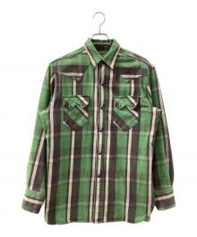 knackered（ナッカード）の古着「チェックシャツ」｜グリーン