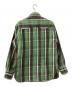 knackered (ナッカード) チェックシャツ グリーン サイズ:L：5000円