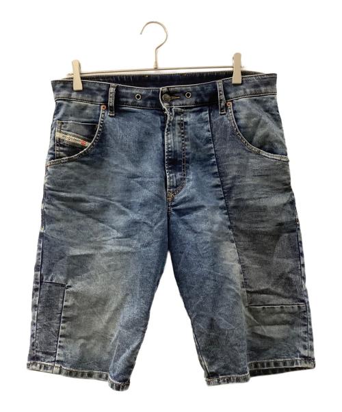 DIESEL（ディーゼル）DIESEL (ディーゼル) ハーフデニムパンツ インディゴ サイズ:W32の古着・服飾アイテム