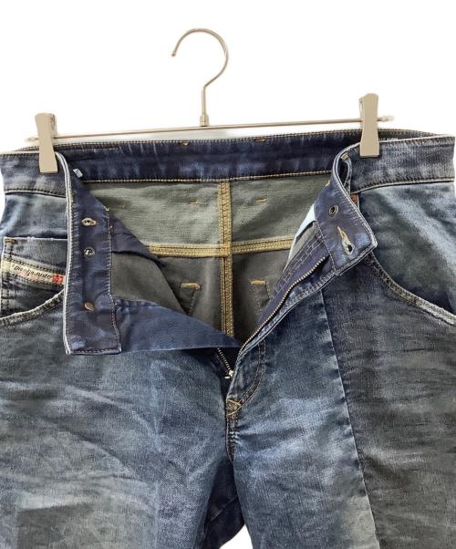 DIESEL（ディーゼル）DIESEL (ディーゼル) ハーフデニムパンツ インディゴ サイズ:W32の古着・服飾アイテム