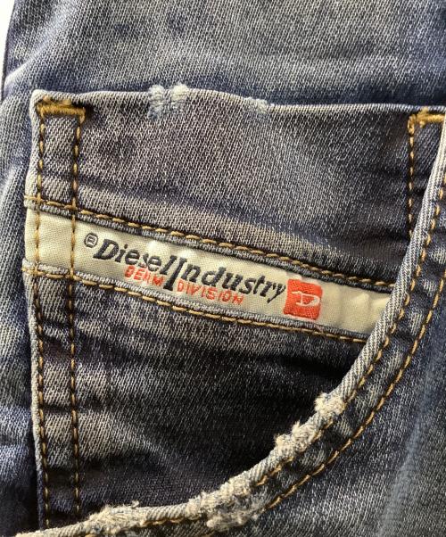 DIESEL（ディーゼル）DIESEL (ディーゼル) ハーフデニムパンツ インディゴ サイズ:W32の古着・服飾アイテム