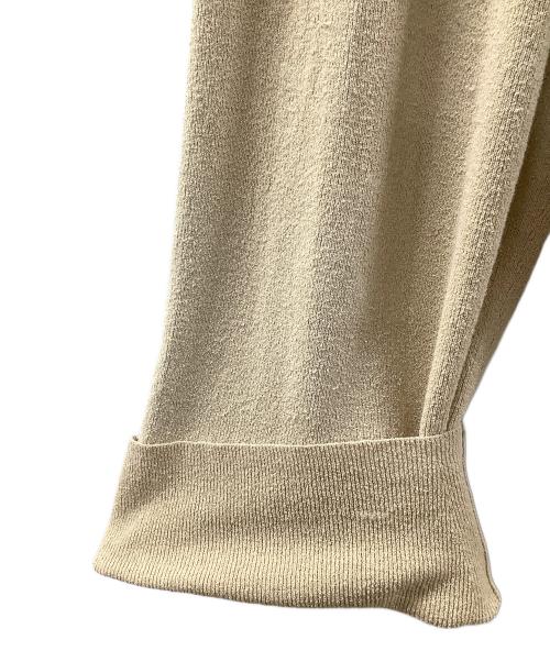 Curensology（カレンソロジー）Curensology (カレンソロジー) ブークレーニットパンツ ベージュ サイズ:Fの古着・服飾アイテム