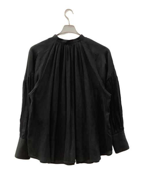 Curensology（カレンソロジー）Curensology (カレンソロジー) 2WAYギャザーブラウス ブラック サイズ:Fの古着・服飾アイテム