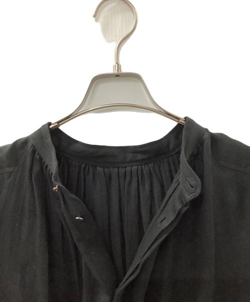 Curensology（カレンソロジー）Curensology (カレンソロジー) 2WAYギャザーブラウス ブラック サイズ:Fの古着・服飾アイテム