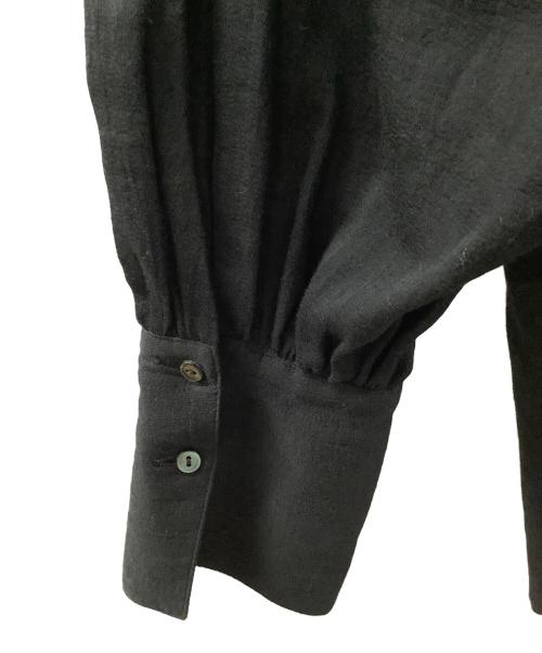 Curensology（カレンソロジー）Curensology (カレンソロジー) 2WAYギャザーブラウス ブラック サイズ:Fの古着・服飾アイテム