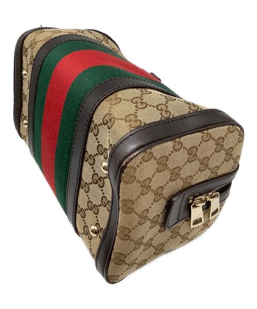 GUCCI（グッチ）GUCCI (グッチ) 2WAYミニボストンバッグ ベージュの古着・服飾アイテム