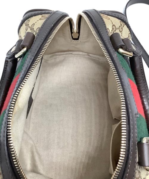 GUCCI（グッチ）GUCCI (グッチ) 2WAYミニボストンバッグ ベージュの古着・服飾アイテム