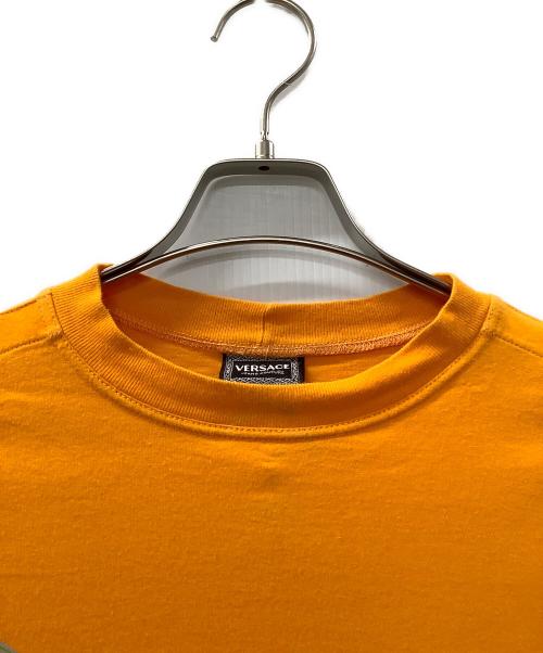 VERSACE（ヴェルサーチェ）VERSACE (ヴェルサーチェ) 半袖カットソー オレンジ サイズ:Mの古着・服飾アイテム