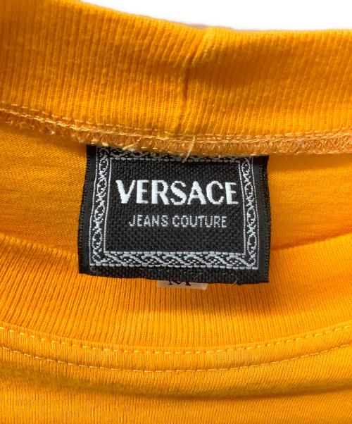 VERSACE（ヴェルサーチェ）VERSACE (ヴェルサーチェ) 半袖カットソー オレンジ サイズ:Mの古着・服飾アイテム