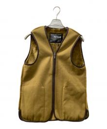 Barbour（バブアー）の古着「SL FUR LINER VEST（ライナーベスト）」｜キャメル