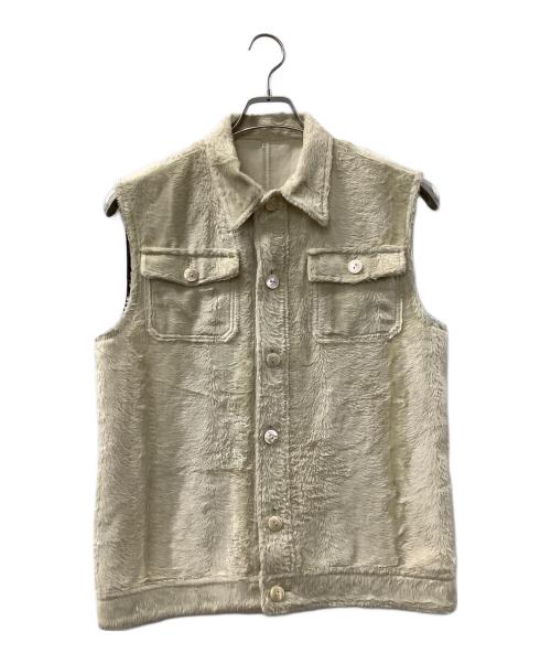 ABELIA EDWARD GOUCHA（アベリアエドワードゴーチャ）ABELIA EDWARD GOUCHA (アベリアエドワードゴーチャ) ベスト アイボリー サイズ:Fの古着・服飾アイテム