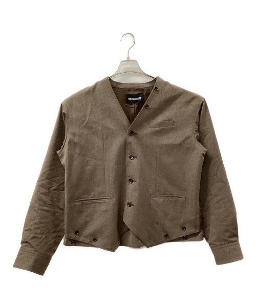YUKI HASHIMOTO（ユウキハシモト）YUKI HASHIMOTO (ユウキハシモト) テーラードジャケット ブラウン サイズ:46の古着・服飾アイテム
